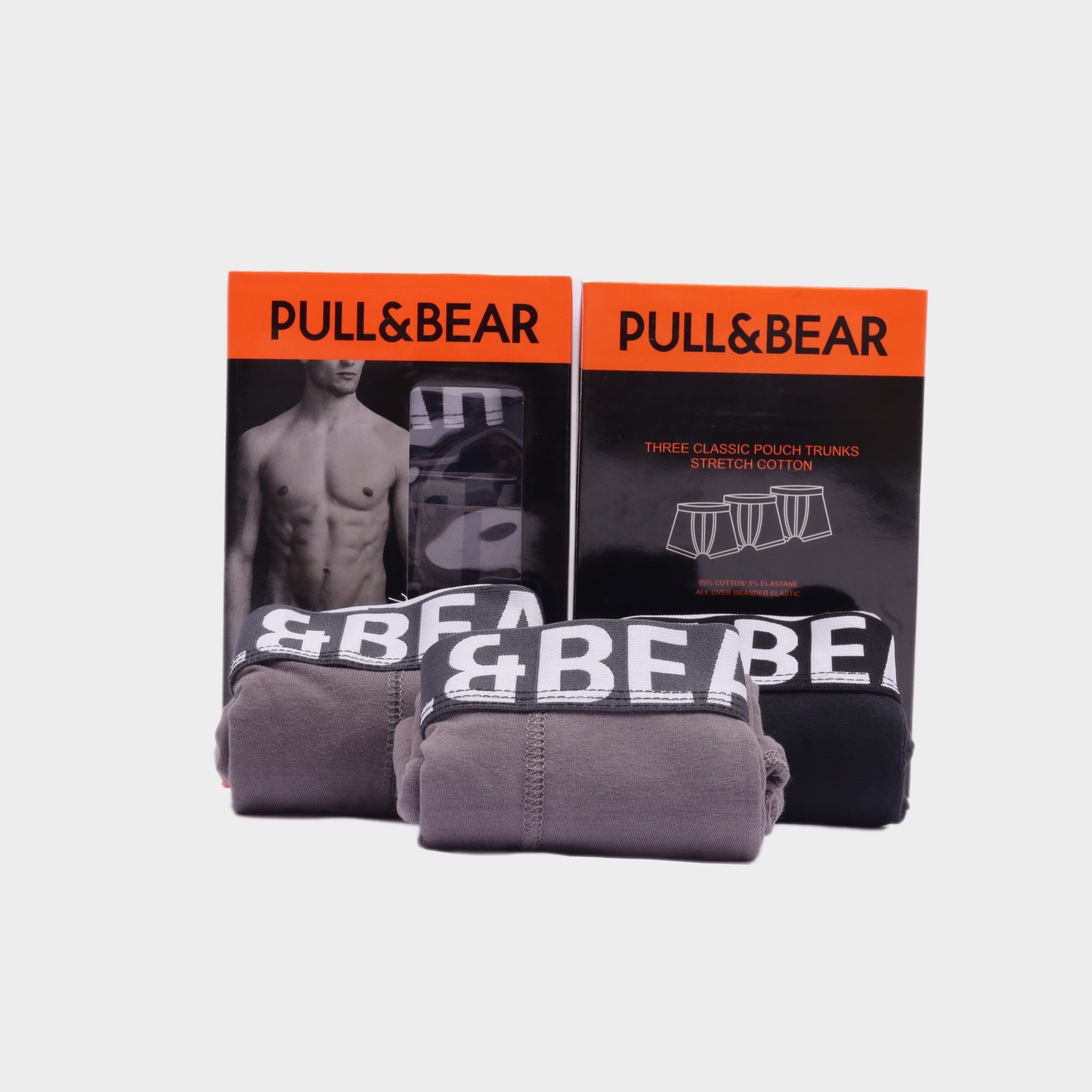 TMS Branded Boxer P-U-L-L & B-E-A-R (Pack Of 3)