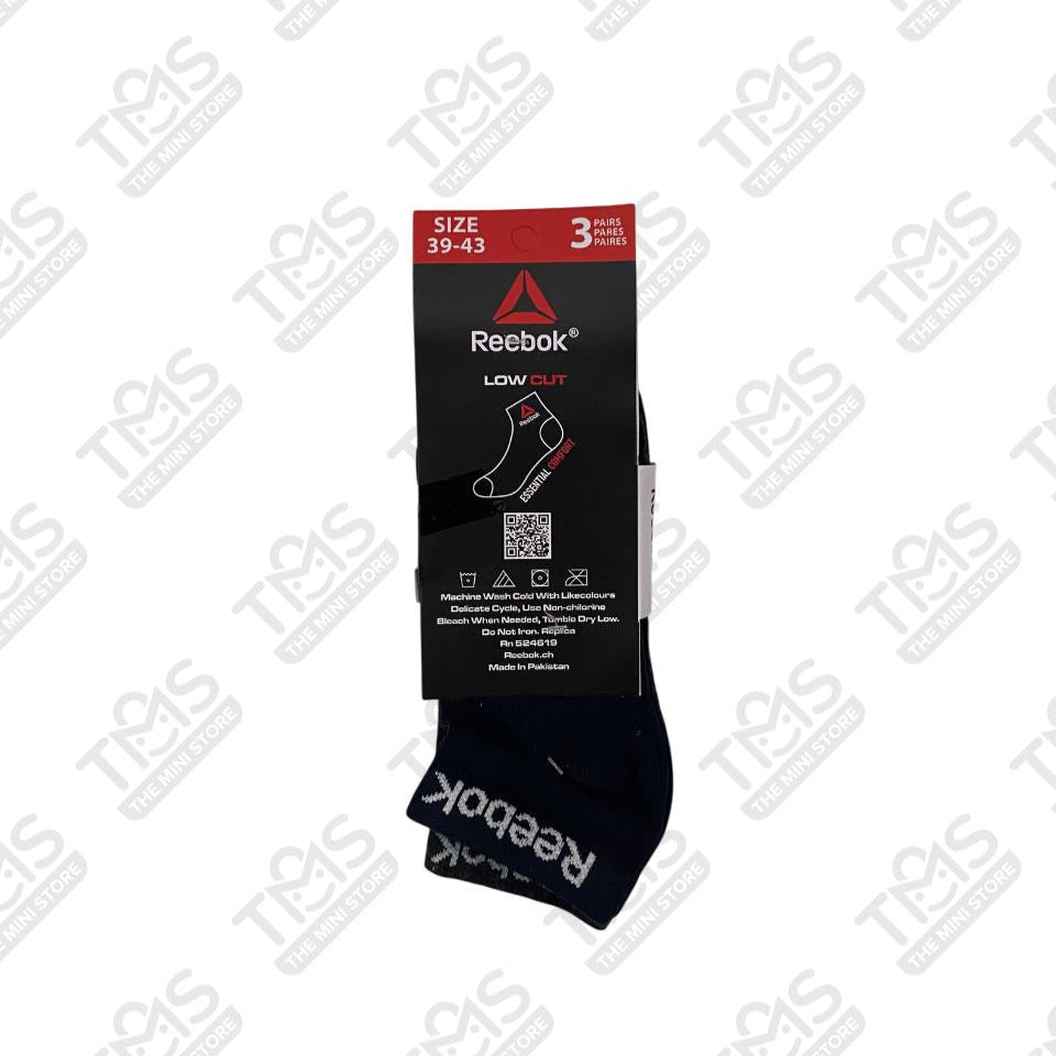 TMS Branded R-E-E-B-O-K  Ankle Socks 1 (Pack Of 3)
