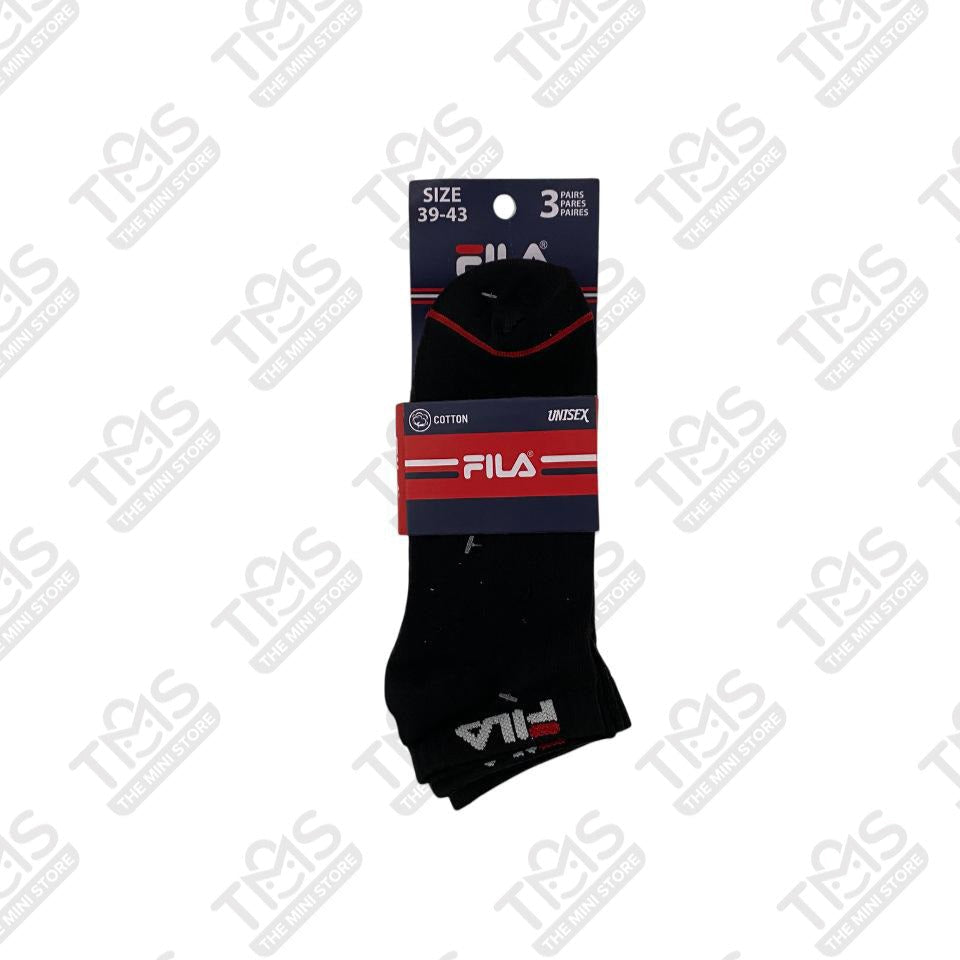 TMS Branded F-i-l-a Ankle Socks 2 (Pack Of 3)