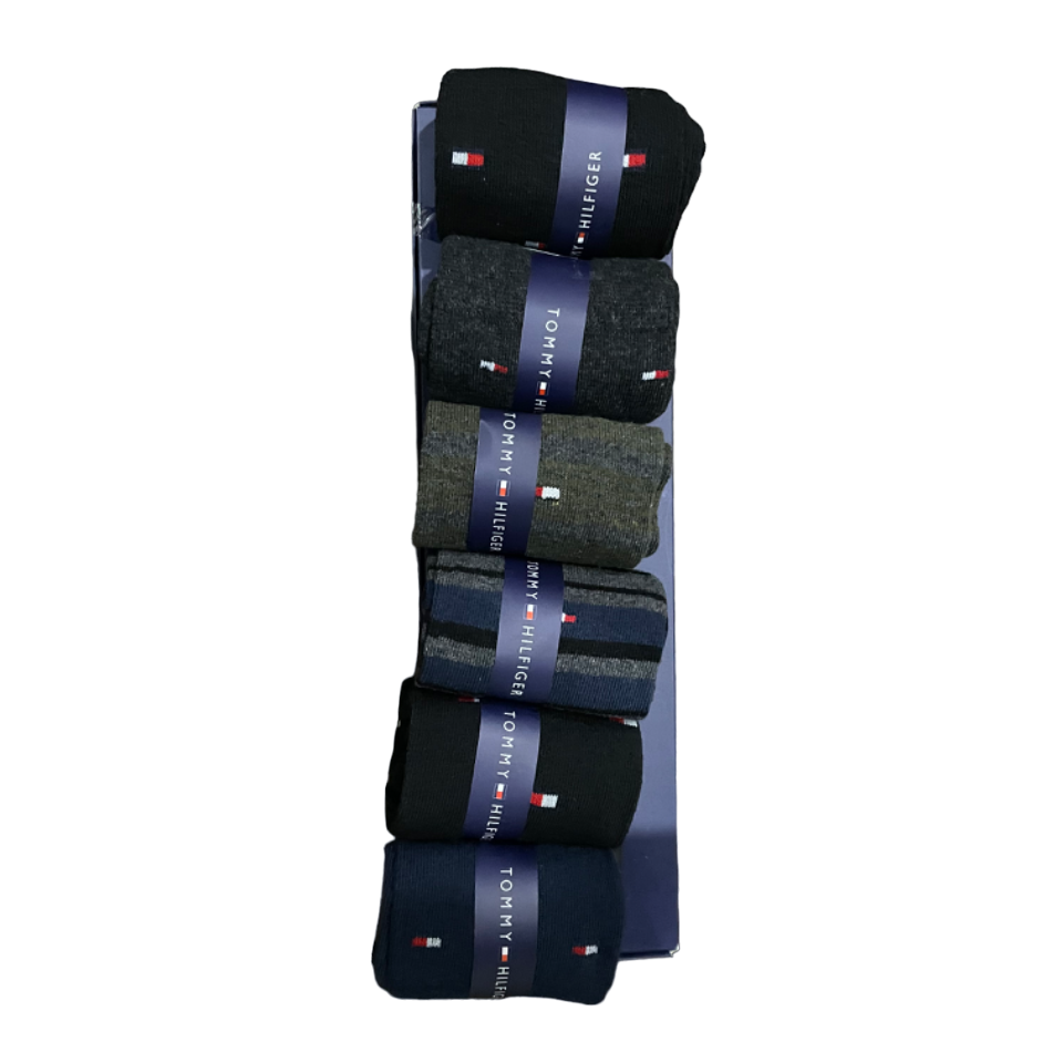 T-O-M-M-Y FORMAL Socks Pack Of 6