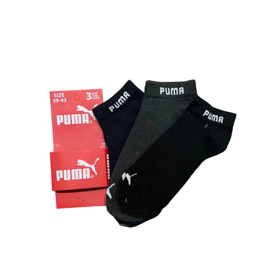 TMS Branded P-u-m-a Ankle Socks 3(Pack Of 3)