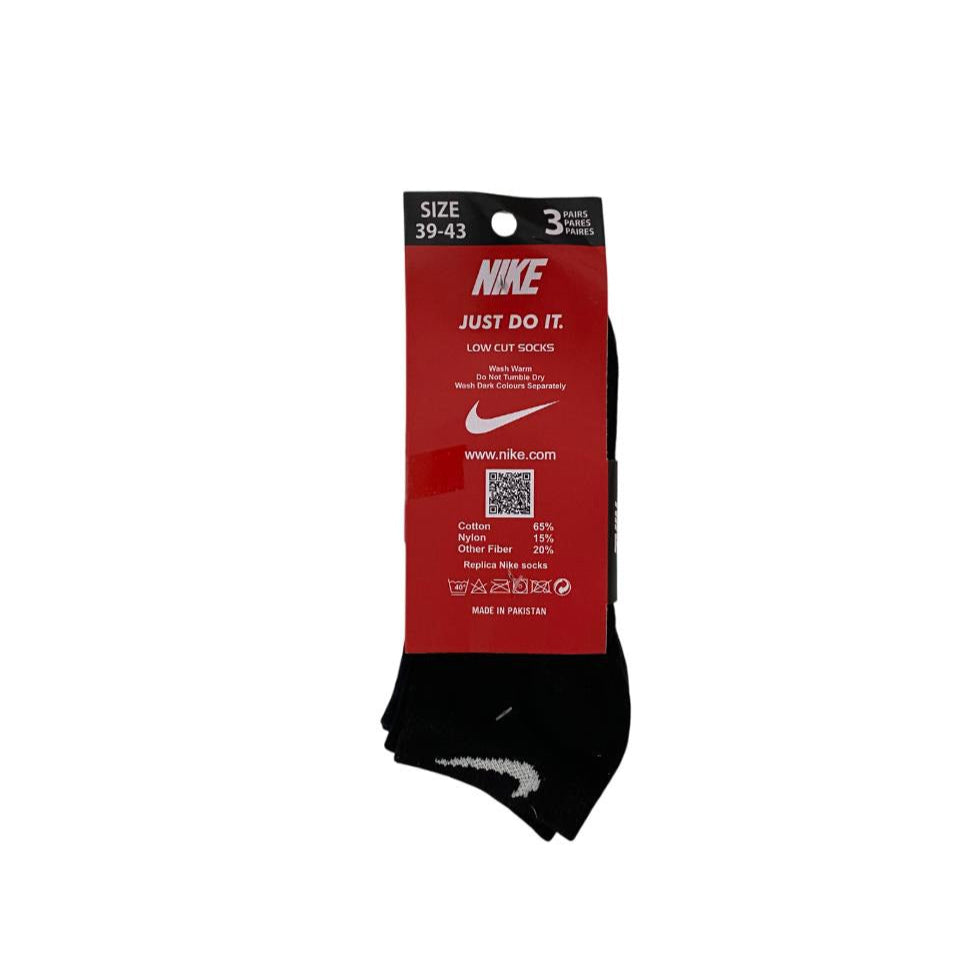 TMS Branded N-i-k-e  Ankle Socks 13 (Pack Of 3)