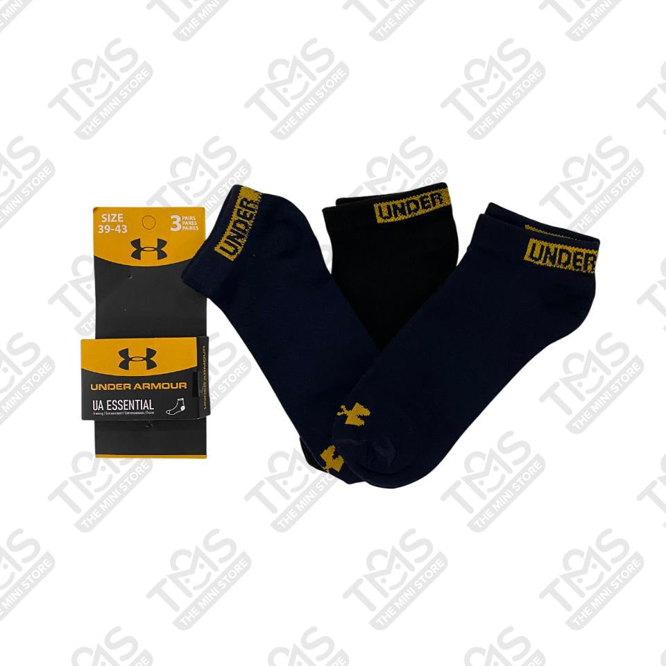 TMS Branded U-A  Ankle Socks 6 (pack of 3)